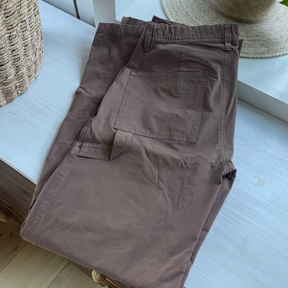 Vuori Women's Wide Leg Carpenter Pants - RUST